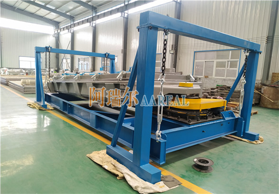 1 ~ 4 Güvertesi Maks. 2000X5000mm 10 Ton / saat Doğal Kum Döner Ekran Sifter İyi Isı Çözümü ile Kuru Doğal Silikal Kum Süzme