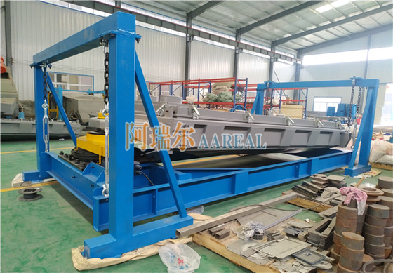 1 ~ 4 Güvertesi Maks. 2000X5000mm 10 Ton / saat Doğal Kum Döner Ekran Sifter İyi Isı Çözümü ile Kuru Doğal Silikal Kum Süzme