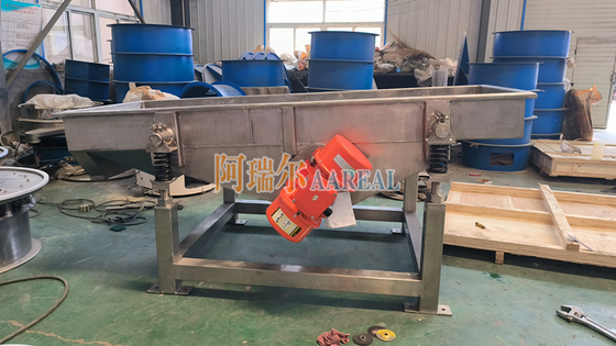 1000*2500mm Ayarlanabilir Köşeli Paslanmaz Çelik 304 Buz Küpleri için Doğrusal titreşimli Sivil