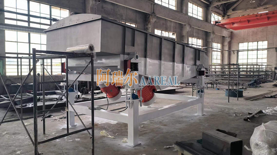 1800*4500mm 3 Decks Paslanmaz Çelik Otlar için Doğrusal titreşimli ekran