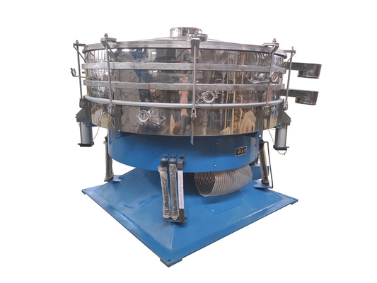 Yüksek verimlilikli paslanmaz çelik 3 güvertesi 2000mm 325 Mesh hindistancevizi kabuğu aktif karbon tozu için ultrasonik tumbler tarama