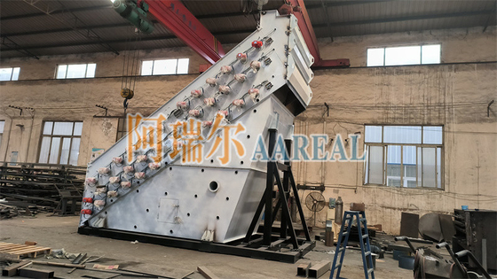 30 ~ 50 Ton / Saat Büyük Kapasite 1 ~ 4 Güvertesi Doğal Silikal Kum Yüksek Frekanslı Ekran titreşimli Sivil Doğal Silikal Kum Mükemmel Ağı Temizleme ile ince tarama için Sivil