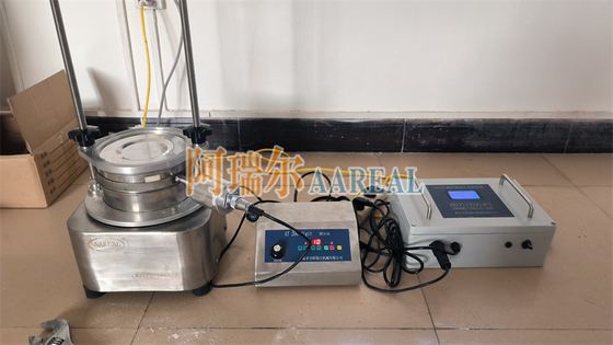 Laboratuvar parçacık boyutu analizi için 1 ~ 3mm ayarlanabilir amplitudaki elektromanyetik filtre santrali