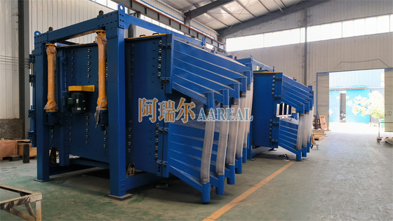 Maks. 2000*4000mm 1~5 Decks Granular Grafit Tarama için Gyratory Sifter 90%'in Üstündeki Doğruluk