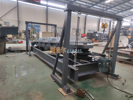 Yüksek verimlilikli Büyük Kapasiteli 1800*3600mm UHMWPE Tozları Ayrıştırmak İçin Döner Ekran Makinesi