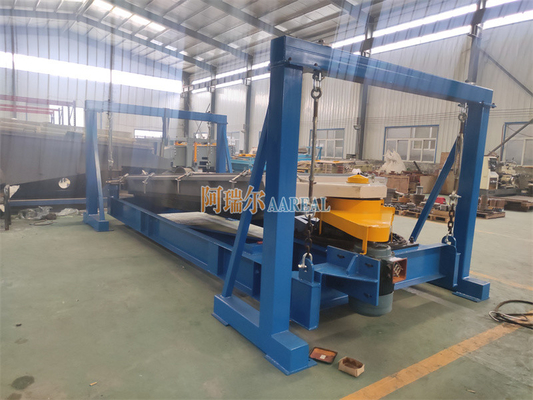 Yüksek verimlilikli Büyük Kapasiteli 1800*3600mm UHMWPE Tozları Ayrıştırmak İçin Döner Ekran Makinesi