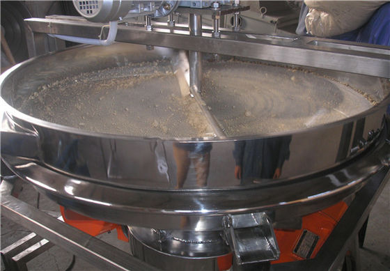 Döner fırça sistemi ile çok katlı / tek katlı titreşimli ekran makinesi