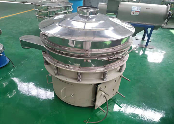 Toz boya titreşimli ekran ayırıcı makinesi Flange tipi ekran yapısı