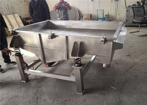 Çok katmanlı doğrusal hareket titreşimli ekranlar Ahşap peletler tarama ekipmanları