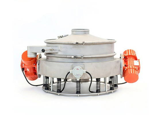 Endüstriyel Çimento Inline Sifter Vibro Separator Makine Alçak Profil Akış Geçimi