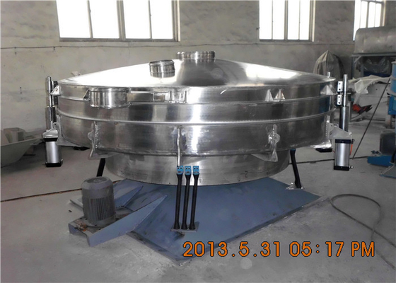 Yüksek verimlilikli paslanmaz çelik 3 güvertesi 2000mm 325 Mesh hindistancevizi kabuğu aktif karbon tozu için ultrasonik tumbler tarama
