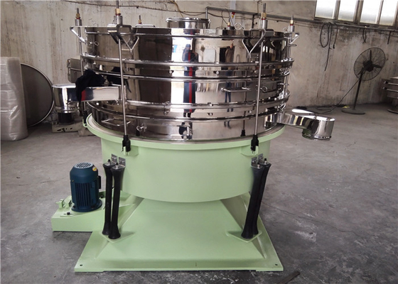 Yüksek verimlilikli paslanmaz çelik 3 güvertesi 2000mm 325 Mesh hindistancevizi kabuğu aktif karbon tozu için ultrasonik tumbler tarama