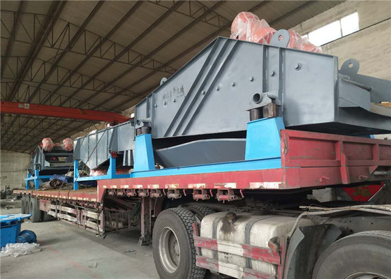 Büyük çıkışlı doğrusal hareket titreşimli ekran makinesi kanalizasyon arıtma için