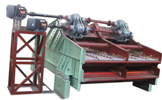 Yatay dikdörtgen titreşimli ekran Stainless Steel For Lead Zinc Tailings