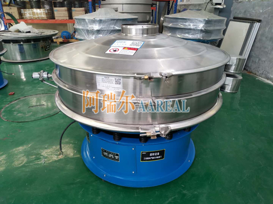 Toz kaplama tek katman SUS 1200mm ultrasonik titreşim ekranı