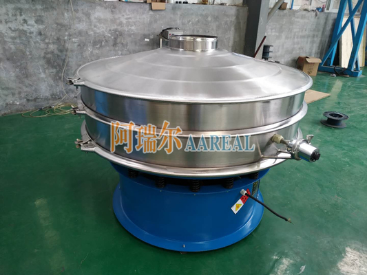 Toz kaplama tek katman SUS 1200mm ultrasonik titreşim ekranı