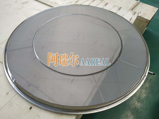 Toz kaplama tek katman SUS 1200mm ultrasonik titreşim ekranı