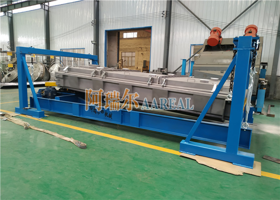 1 ~ 4 Güvertesi Maks. 2000X5000mm 10 Ton / saat Doğal Kum Döner Ekran Sifter İyi Isı Çözümü ile Kuru Doğal Silikal Kum Süzme