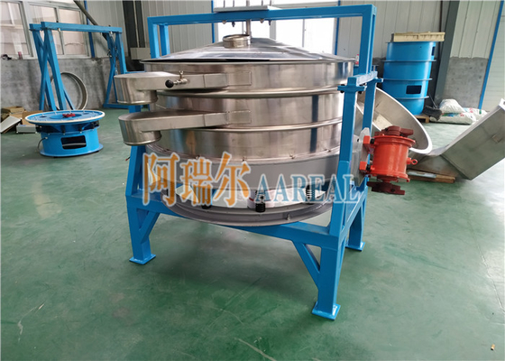 Gıda endüstrisi için SUS 2100mm Vibrating Inline Separator Screen Machine