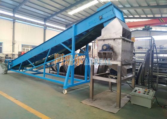 1400mm tırmanma etekleri blok şeker için endüstriyel kemer taşıyıcıları