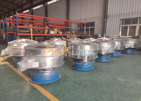 Çap 1200mm SUS Titreleme Tarama Makinesi Demir Oksit Pigmenti için