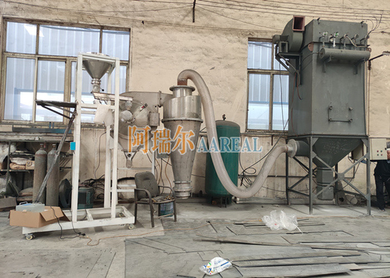 Patentli Paslanmaz Çelik Vortex Turbo Screen 500 Mesh Süper İnce Lityum Pil Malzemeleri için Hava Sınıflandırıcısı