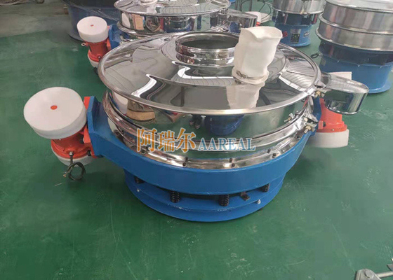 Yüksek Performanslı 400mm~1500mm Paslanmaz Çelik 304 Düşük Profil Akış Çapında Ayrıcı İçsel titreşimli ekran Teflon Karbid ile kaplı Lityum Pil Malzemesi için