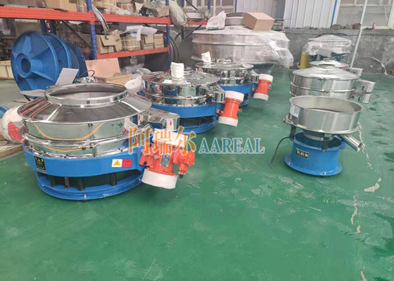 Paslanmaz Çelik 1200mm Tek Güvertesi Titanyum Dioksit İçeriğinde Teflon ile püskürtülmüş Titanyum Dioksit için Akış-Türü titreşimli Sivil