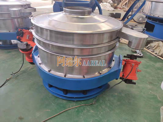 Paslanmaz Çelik 1200mm Tek Güvertesi Titanyum Dioksit İçeriğinde Teflon ile püskürtülmüş Titanyum Dioksit için Akış-Türü titreşimli Sivil
