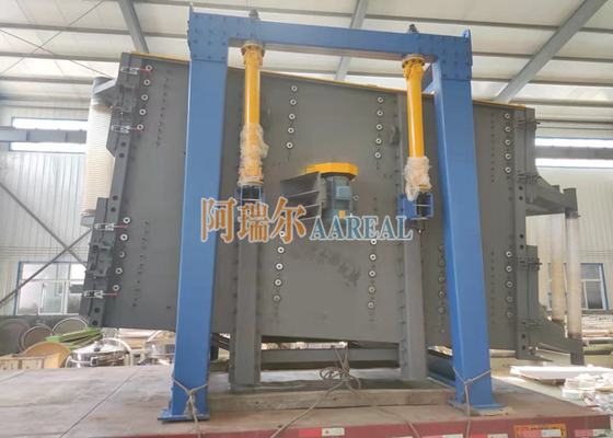 10 ~ 15 Ton / saat 1 ~ 5 Güvertesi Kalsit Gyratory Sifter Filtrer Büyük Kapasite Yüksek Hassasiyetli Güzel Filtre için Eşit Ekran Değiştirme