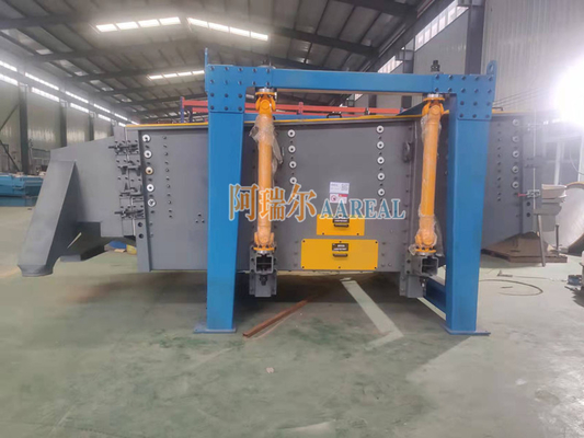 Çok katlı tarama için granat kum düzgen döner tarayıcı kolay ekran değiştirme SKF rulman ABB motoru