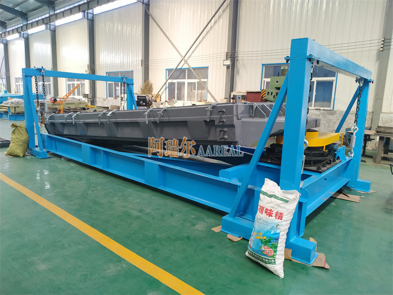 Yüksek verimlilikli Büyük Kapasiteli 1800*3600mm UHMWPE Tozları Ayrıştırmak İçin Döner Ekran Makinesi