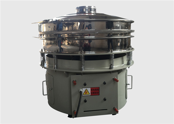 Toz boya titreşimli ekran ayırıcı makinesi Flange tipi ekran yapısı