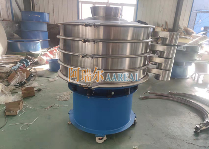 1000mm 3 Deck Taş Tuzu için Taşınabilir Paslanmaz Çelik Döner titreşimli Ekran