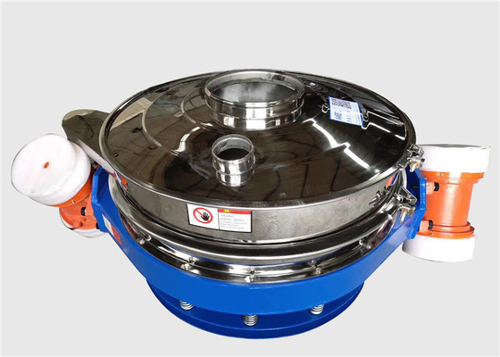 Yuvarlak Şekil Vibro Ekran Makine Silikon Dioksit Tozu için Akış Çapraz Ayrıcı