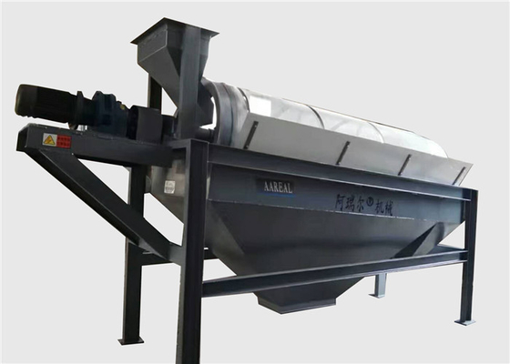 Kum Çakıl Rotary Trommel Drum Screen Machine Kendini Temizleyen Basit Yapı