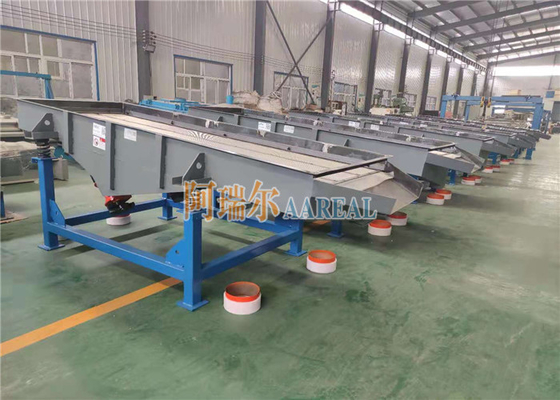 900*3000mm Tek Güvertesi Düzgen Doğrusal titreşimli ekran PVC granüllerini tarama için