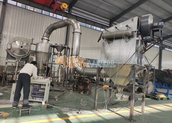 Büyük Kapasite Ultrasonik Turbo Hava Sınıflandırıcısı 325 Mesh Küresel Grafit Tozu için