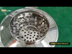 Büyük Kapasiteli Güçlü Döner titreşimli ekran ince nikel alaşımı tozu tarama için